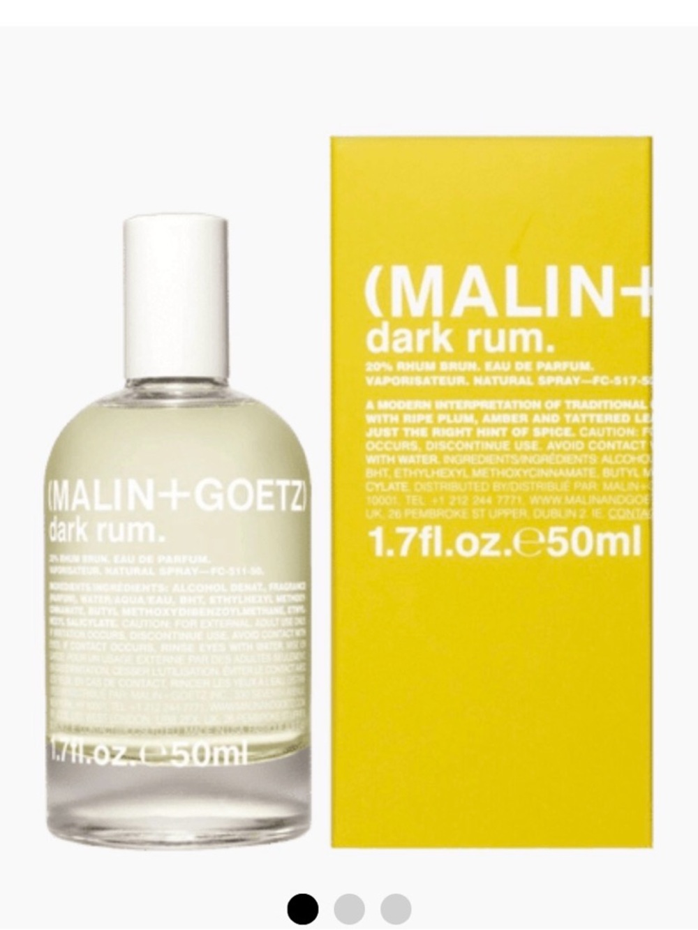 MALIN + GOETZ Dark Rum Eau de Parfum